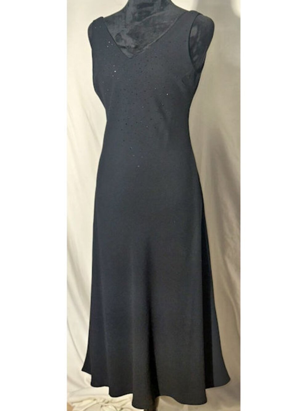 Amanda Smith Black Cocktail Dress, Petite 8